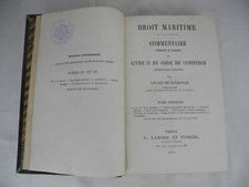 livre droit maritime 1883