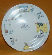 Guy Degrenne Assiette en porcelaine à décor chien coquin modèle Espièglerie TBE