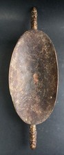 Plat En Bois Papouasie Nouvelle Guinee Oceanie Old Oceanian Art Wooden Tribal 