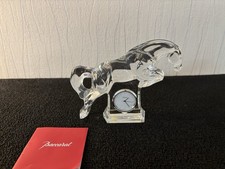 Pendulette cheval en cristal