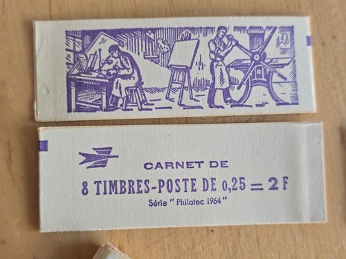 Timbre france carnet fermé - france,