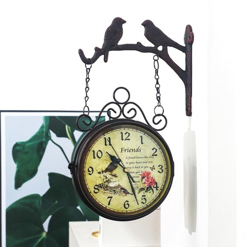 Horloge murale double - horloge,