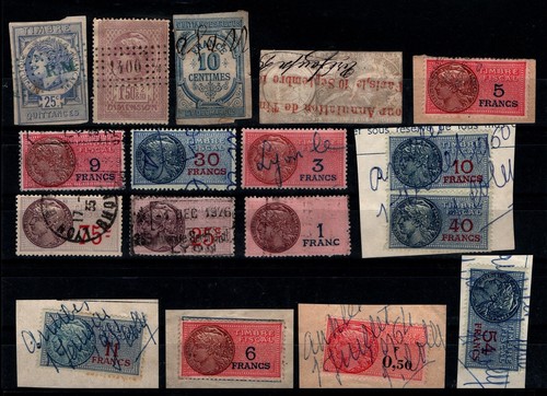 Timbres fiscaux - timbres,