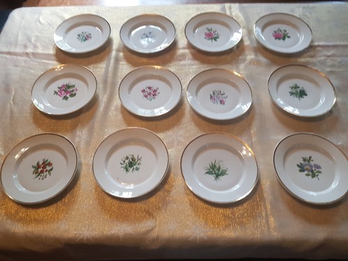 Lot assiettes dessert - 12,