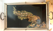 Rare objet ancien plateau nacre 1930-40 cuisine altes Objekt old object Luxe