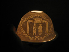 Photophore Lithophanie en porcelaine Strasbourg