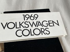 1969 volkswagen color palette - 1969,
