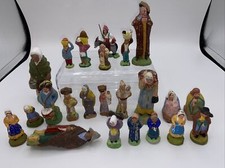 Santon Marseille début XX eme siècle argile 23 Santons Junoy, Chave….