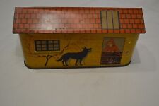 TIRELIRE TOLE LITHOGRAPHIEE CHAMPION LEBEL  KREMBLIN BICETRE CONFISERIE  1900/30