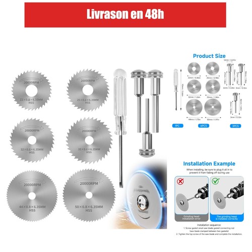 10pcs mini disques - mini, scie