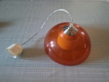 Lustre Vintage Orange en Plastique