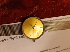 Elégante montre à quartz mixte "La Commune de Paris 1871" acier