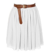 Blanc Mousseline Femme Fille