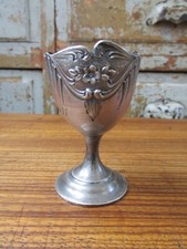 COQUETIER EN ARGENT MASSIF AVEC POINCON MINERVE ANCIEN 1911