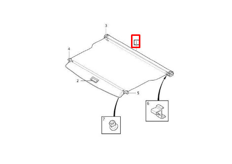 Cache bagages arrière pour - cache-bagages,