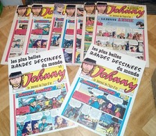 JOHNNY HALLYDAY 2  AFFICHES PROMO +  7 NUMEROS JOHNNY HAZARD / LE SPECIALISTE