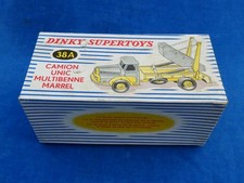 RARE ! DINKY SUPERTOYS 1:43 UNIC MULTIBENNE MARREL N° 38A - BOITE VIDE Empty Box