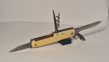 Couteau Pliant Ancien Corne