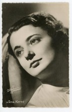 CARTE-PHOTO CP photographie Studio HARCOURT, Rina Ketty