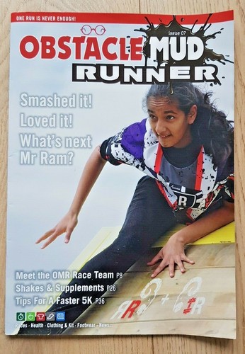 Obstacle mud runner magazine - mud,