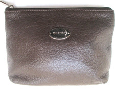 MAC DOUGLAS pochette  cuir vert militaire  Authentique vintage 11x17 cm