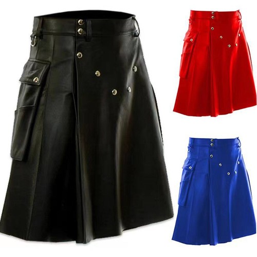 Jupe plissée kilt utilitaire