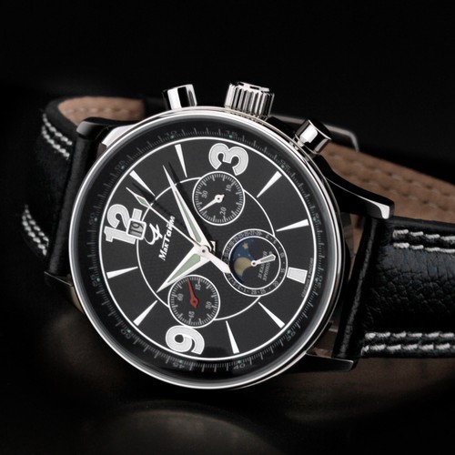 Chronographe lune poljot - chronographe,