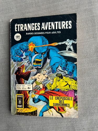 étranges aventures 1re - aventures, sÉrie