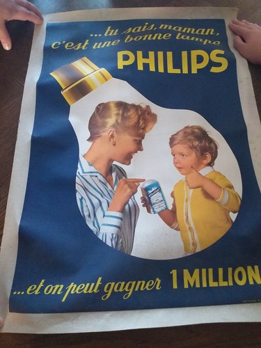 Affiche publicitaire vintage