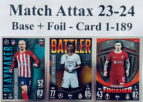 Topps match attax champions - match,