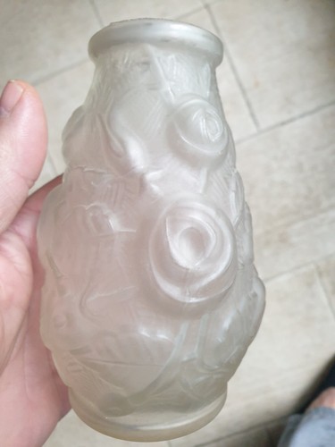 Vase art deco ancien verre - ancien,