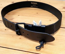 Ceinture KAPORAL Homme Noire 100 cm neuve avec mousqueton. Collector