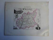 GRAVURE CARTE DEPARTEMENT -