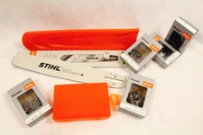 STIHL Guide Rail 6117 Boîte Protection 5 Chaînes Semi-Burin 66TG Ensemble pour
