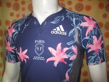 🏉 Ancien MAILLOT de RUGBY ADIDAS STADE FRANÇAIS PARIS TXS-S ENFANT XV Top 14