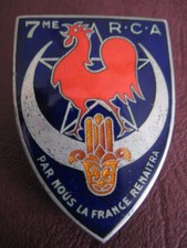 INSIGNE CAVALERIE 7°RÉGIMENT