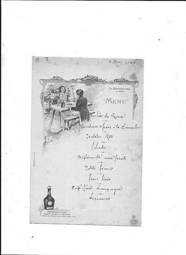 Fecamp ancien menu - ,