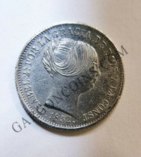 Isabelle II 1 Real De 1852 De