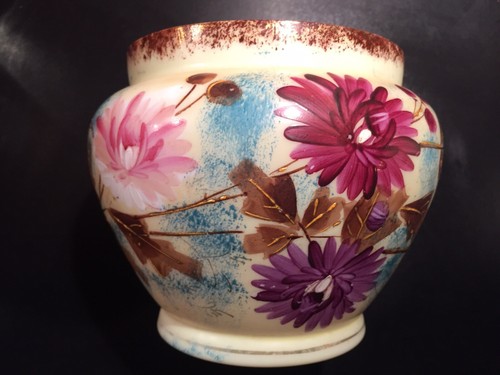 Ancien cache pot vase boule - cache,
