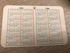 rolex vintage calendar 1995