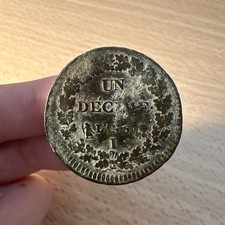Pièce Française Un 1 Décime, Dupré AN 5 I (Limoges)