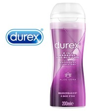 DUREX Huile de Massage érotique 2en1 Lubrifiant Corporel Crème Gel Intime FR