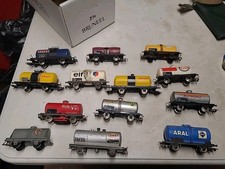 Jouef Lima Et Autres  Lot De Wagons Citerne Shell Total Esso Bp   Échelle HO