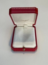 Cartier box/Ecrin/Boîte vintage Originale pour bijou Pendentif silverium c 4512