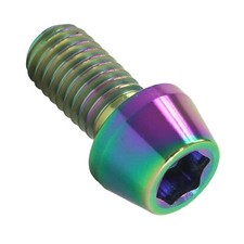 Vis Titan M5x10 DIN 912 Conique Ti Tuning Vélo Boulon Cone Hrainbow Neochrome