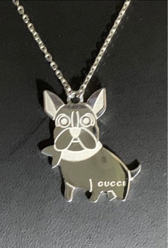Collier pendentif chien - , carlin