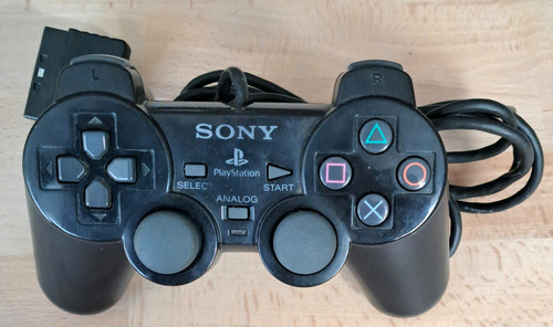 Manette officielle ps2 noire - officielle,