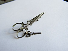 Ancienne Broche ciseaux - en
