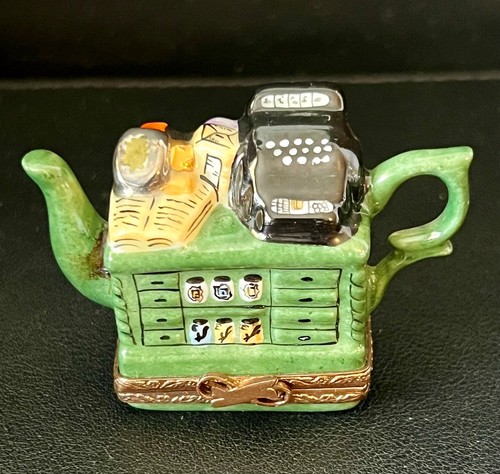 Limoges peint main trinket - limoges, box