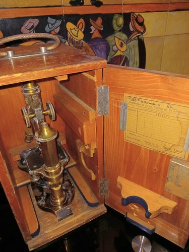 Microscope voyage laiton et - microscope, de